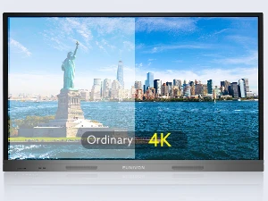 smart board, 55'' 4k uhd electronic whiteboard, 8 core cpu, 8gb ram and 128gb rom digital whiteboard, smart board for classroom and business