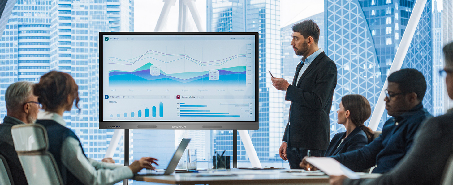 smart board, 4k uhd electronic whiteboard, 8 core cpu, 8gb ram and 128gb rom digital whiteboard, smart board for classroom and business