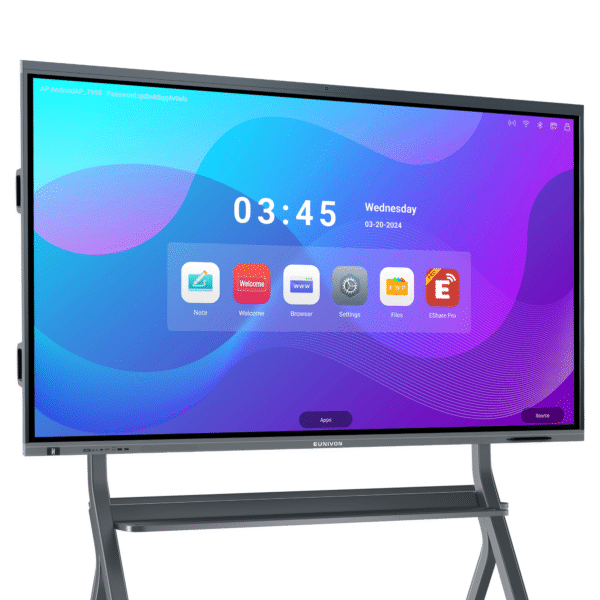 smart board, 65'' 4k uhd digital whiteboard, touch screen electronic whiteboard, smart board for classroom and business (16+256g) (wall mount included)
