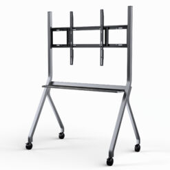 625smart board stand with four lockable wheels for 55" 65' electronic whiteboard, digital whiteboard stand for home, smart board for classroom and office with mobile stand