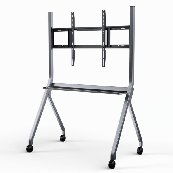 625smart board stand with four lockable wheels for 55" 65' electronic whiteboard, digital whiteboard stand for home, smart board for classroom and office with mobile stand