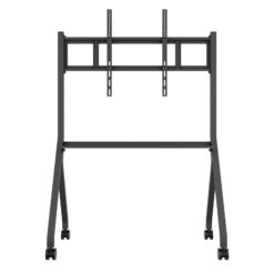 625smart board stand with four lockable wheels for 55" 65' electronic whiteboard, digital whiteboard stand for home, smart board for classroom and office with mobile stand