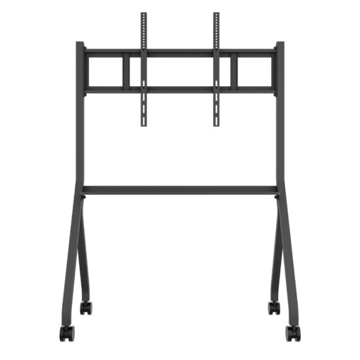 625smart board stand with four lockable wheels for 55" 65' electronic whiteboard, digital whiteboard stand for home, smart board for classroom and office with mobile stand